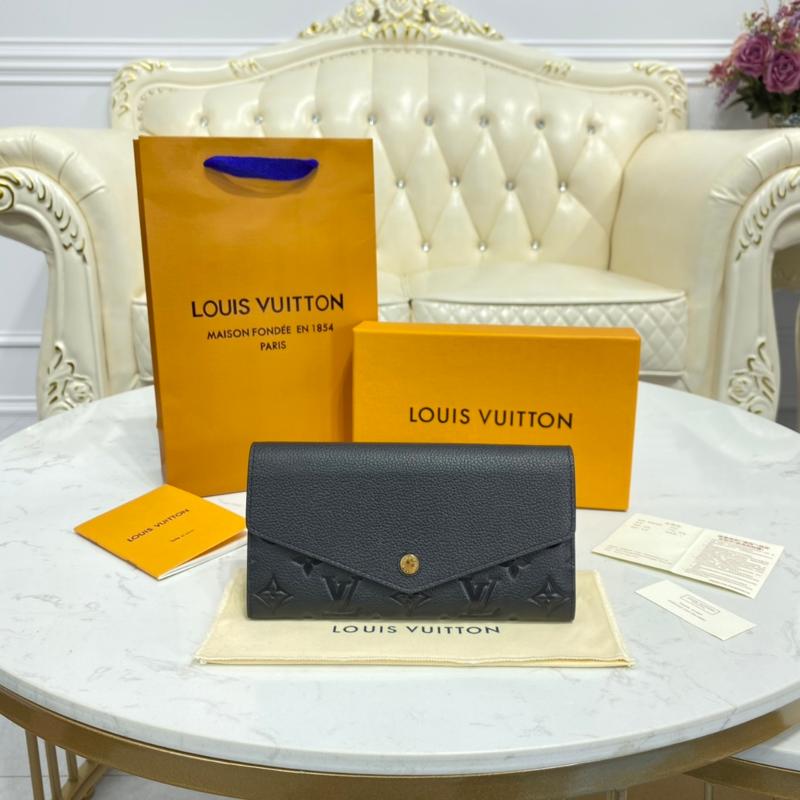 Louis Vuitton Wallets M61182 Full Leather Black